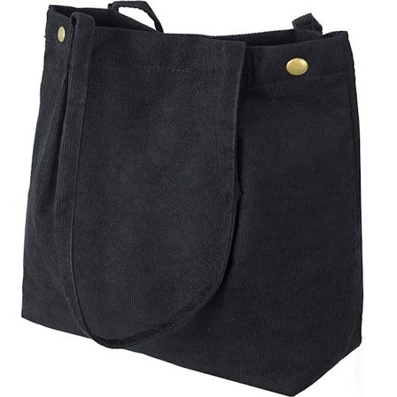 Jutepose med vintage blomster, stor stofpose til kvinder