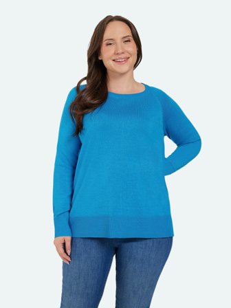 CISO - Strik - Blå Melange