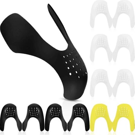 6 par anti-rynke skobeskyttelse tåboks reduksjonsverktøy, unngå rynkete sko herre 7-12/ dame 5-8