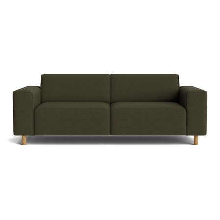 Seam 3 personers sofa - Loop Grøn - 220x88x78 - Sofa, 3 personers sofa