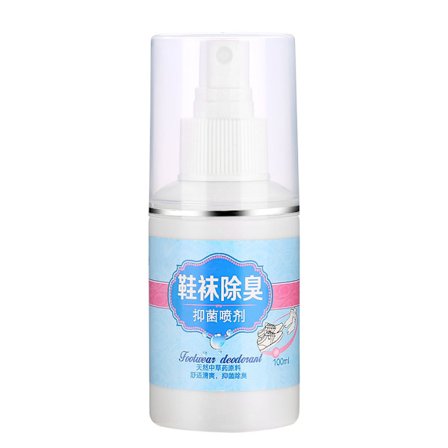 100ML/Flaske Sokker Sko Deodorant Spray Sko Lukt Friskere Sokker Lukt Fjerner Spray