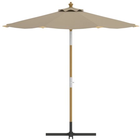 Venture Home Cerox Parasoll beige, 270 cm, Utemiljö
