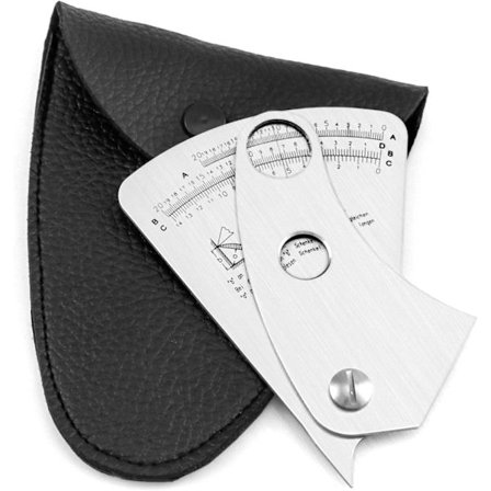 Viuhkamainen hitsausmitta, 0,1 mm tarkkuus ruostumaton teräs We,ZQKLA