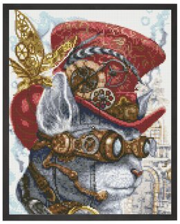 Diamond painting Surrealistisk katt - Varvikas