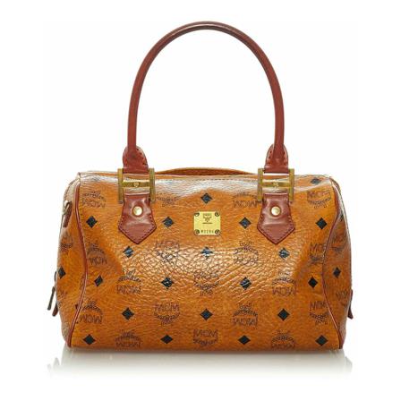 MCM Pre-owned, Pre-owned Handbag Bruin, Dames, Maat:ONE Size