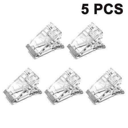 Poly Gel Quick Building Nageltips Clip Plast Transparent