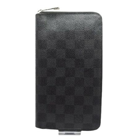 Louis Vuitton Vintage, Pre-owned Leather Wallet Zwart, Dames, Maat:ONE Size