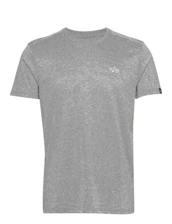 Basic T Small Logo T-shirts Short-sleeved Grå Alpha Industries