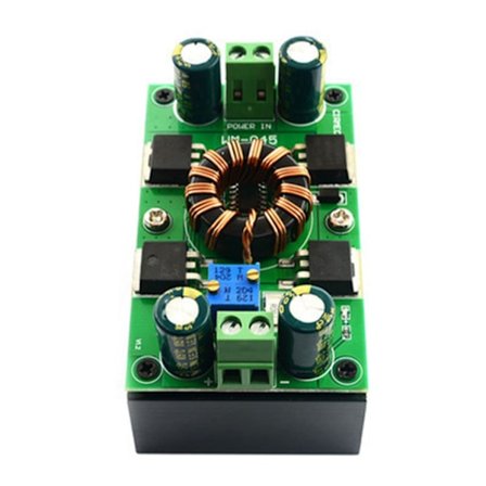 Industriell 5V-30V til 1.25-30V 10A Automatisk Step Up Down Boost Strømforsyningsmodul Boost-omformer Modul