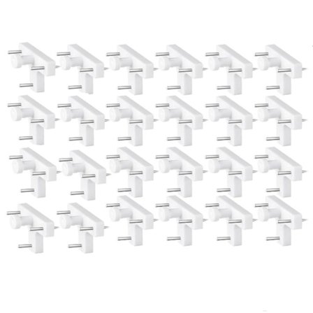 24 kpl Kuvaripustussarja Sahahampaiset kuvaripustimet