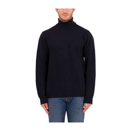 Alpha Studio, Knitwear Niebieski, Mężczyzna, Rozmiar: M