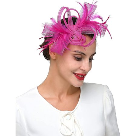 Elegante Hatter Tilbehør Fascinatorer Hodebånd for Kvinner Teselskap Hårspenne Derby Bryllup Blomst Mes