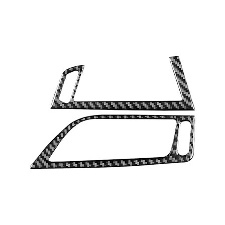 For 5 Series G30 G38 2018-2021 Karbonfiber Bilinstrumentpanel Venstre Høyre Luftventil Deksel Deksel Interiør Tilbehør