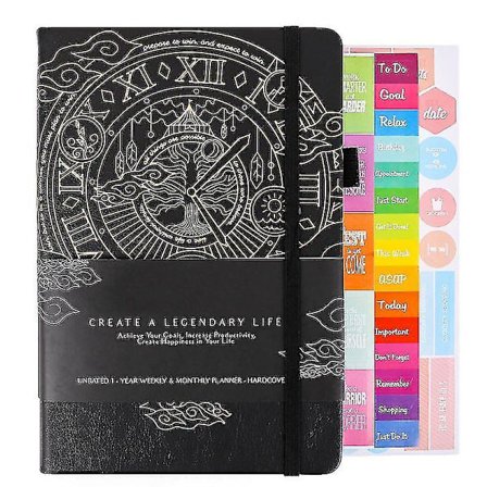 Colorful Weekly & Monthly Goal Setting Planner, Notepad