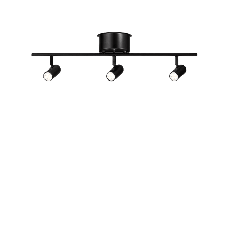 Belid Spotlights Cato Skena 3 Lampor Unisex Svart