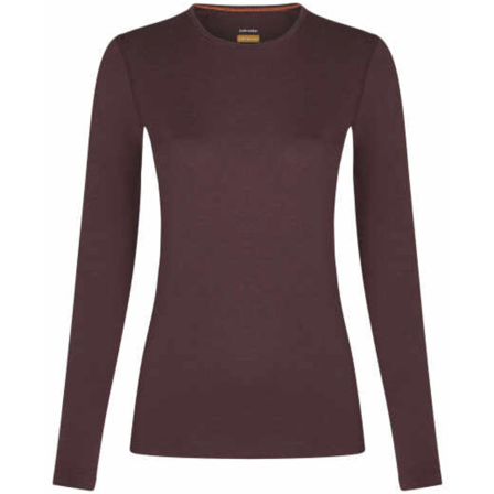 Icebreaker W's Merino 200 Oasis LS Crewe Java