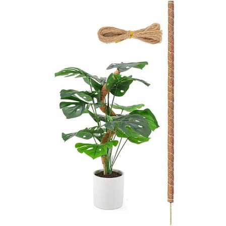 Mossastav Bøjbar 70-100cm, Plantestøtte / støttestav – Klatreplanter, 1 / 2-pakke
