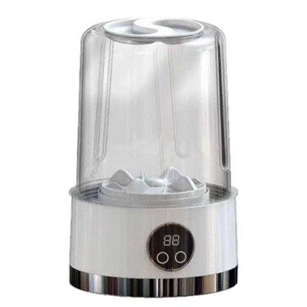 Mini Uppladdningsbar Tvättmaskin Underkläder Resa Bärbar Liten Strumpor Tvättmaskin Kläder Hink Vit