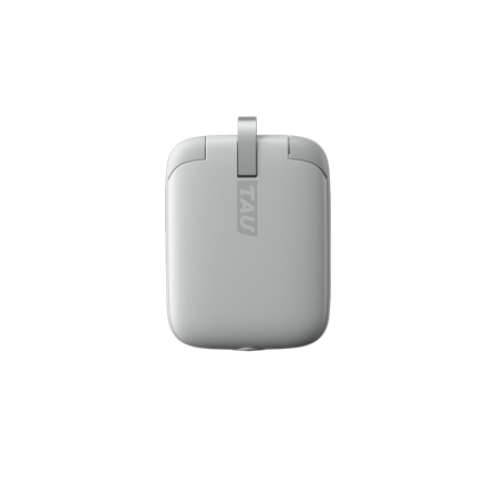 Rolling Square TAU power bank, 1400mAh, C/Lightning/Micro USB,whi