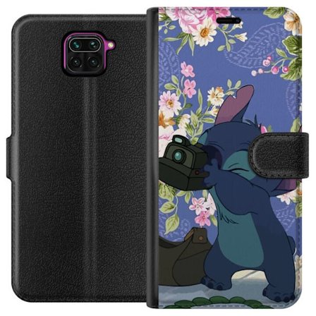 Kompatibelt Lommeboketui til Xiaomi Redmi Note 9 Stitch med kamera