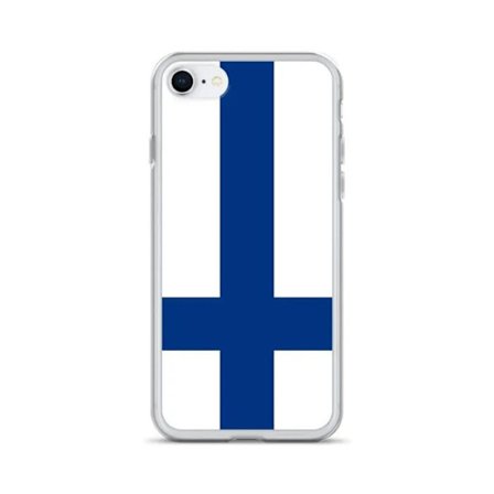 iPhone-kuori - Suomen lippu - iPhone SE 2020 - Pehmeä - Monivärinen - Pystysuora