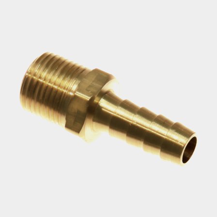 Nippel CAV-filter - 1/4" NPT - 5/16" (8 mm slang)