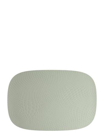 Aida Karim Rashid Pistachio Dækkeserviet 95% Genbrugslæder 1 Stk 45,0X30,6 Cm Grön