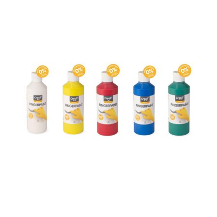 CREALL Fingerfärg 250ml gul - Lyreco - Skola och förskola - Målarfärg och tillbehör - Fingerfärg