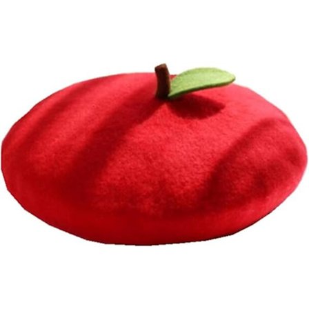 Yuri Japan Fruits Orange Peach Beret - söpö Lolita-tyttöhattu, maalarin lippis, naisten asusteet, lahja