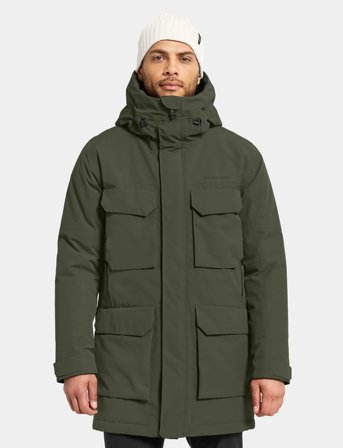 Didriksons Drew Usx Parka 8 - Green - S