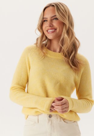 SELECTED - Slflulu LS Knit O-Neck - Kläder - - Bubbleroom