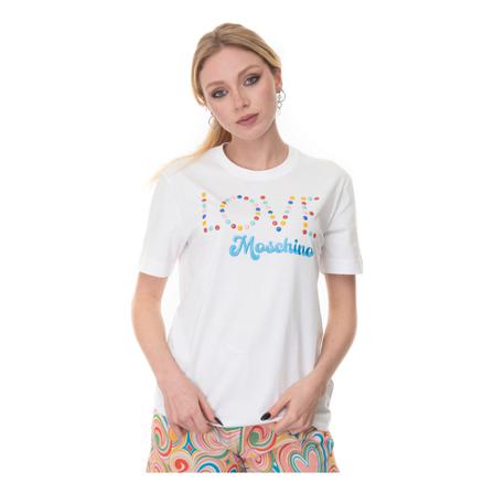Love Moschino T-shirt Hvid, Dame