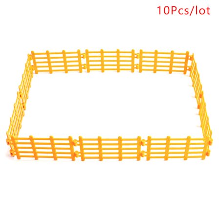 DIY Barnleksaker Simulering Djur Farm Fjäderfä Stängsel Modeller Förbi