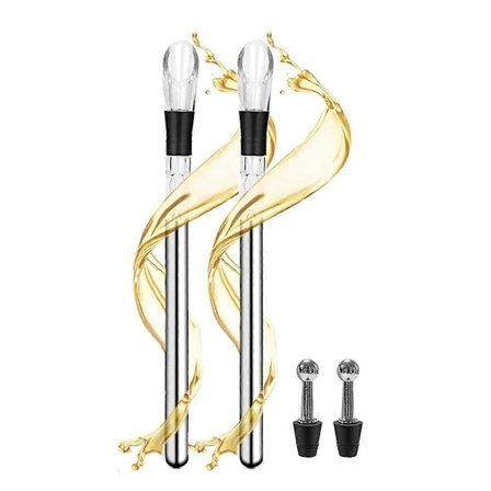 Viinijäähdytinpuikko, Viinijäähdytinpuikko, Viinijäähdytinpuikko, 3-in-1 ruostumattomasta teräksestä valmistettu viinijäähdytin-FD15-