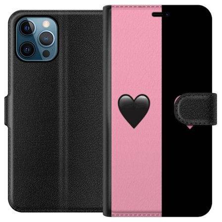 Kompatibelt Plånboksfodral till Apple Apple iPhone 12 Pro Max Hjärtan