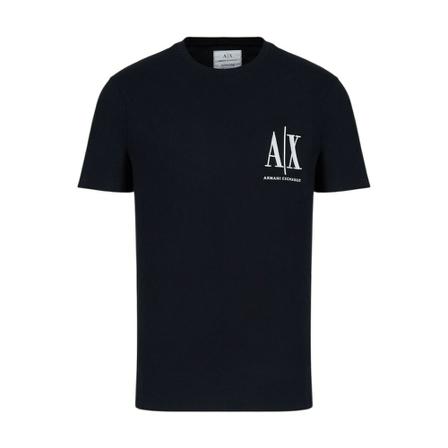 Armani Exchange, T-Shirts Blauw, Heren, Maat:XL