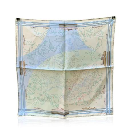 Hermès Vintage, pre-owned Scarf Blauw, Dames, Maat:ONE Size