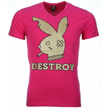 Local Fanatic - T-shirts - Rosa - Herr - Storlek: Xl, Herr, Storlek: XL