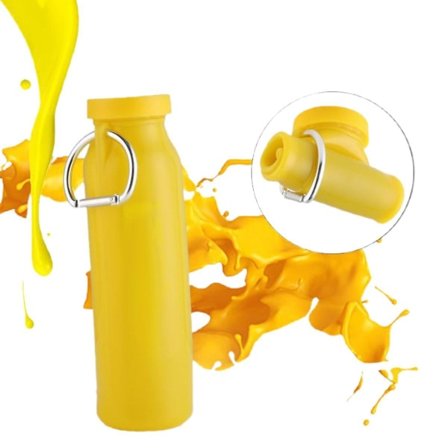 JUSCH Hopfällbar Vattenflaska - Vikbar Vattenflaska för Resor - BPA-fri - Premium Medicinsk Silikon - Trippel Läcksäker - Lättvikt - 680ml