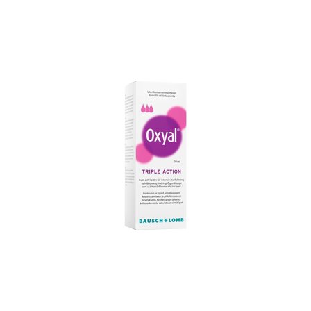 Oxyal Triple Action - Øyedråper 10 ml