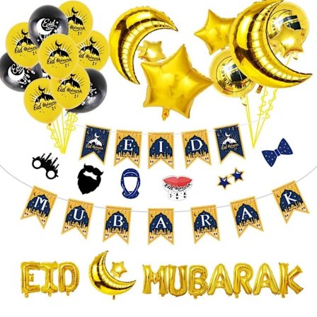 Ballonger för Eid Mubarak