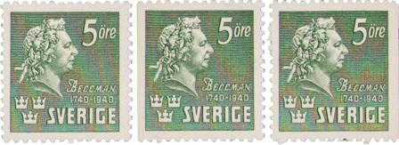 Sverige - AFA 283B+283Cv-283Ch - Postfrisk