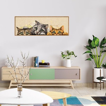 Klistremerker med katter - Klistremerker med katter som titter frem for vegg, kjøleskap, toalett og mer