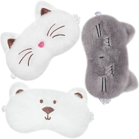 Sovemaske Barn 3 stk øyemaske Søt dyr2