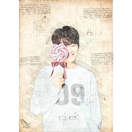 A3 Print - K Pop - Suga