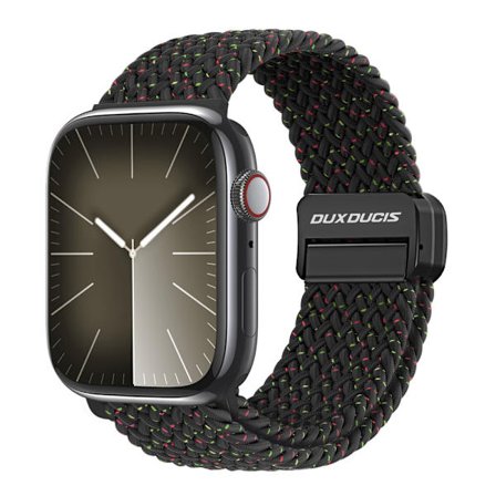 Dux Ducis Elastic Nylon Woven Strap Apple Watch Series 10 42mm B