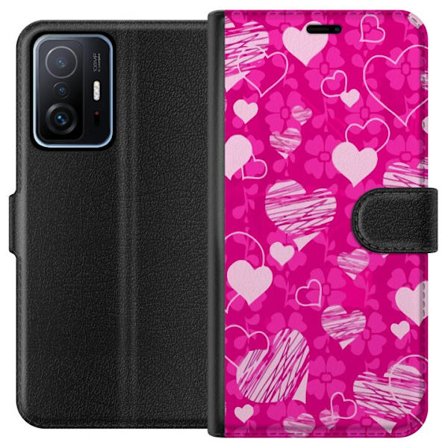 Yhteensopiva Lompakkokotelo Xiaomi Xiaomi 11T PopSydänKuviointi