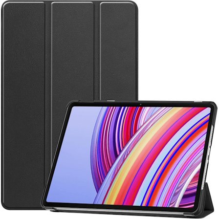 Xiaomi Redmi Pad Pro 12.1", Slim Cover Stativ Hårt Skal Fodral – Svart
