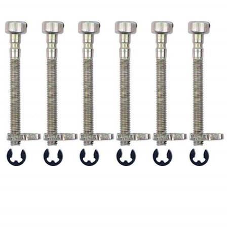 6 kpl ketjun säätimen kiristimen ruuvi, joka on yhteensopiva Husqvarnan kanssa 36 41 136 137 141 141 142 235 240 Hg