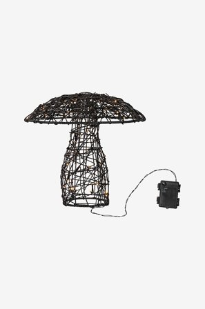 Star Trading - Ulkokoriste Otto 34cm - Musta - Koristevalaisimet - - Homeroom